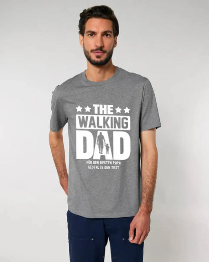 The Walking Dad 2 • Unisex Premium T-Shirt XS-5XL aus Bio-Baumwolle für Damen & Herren • Motivprodukt • personalisiert