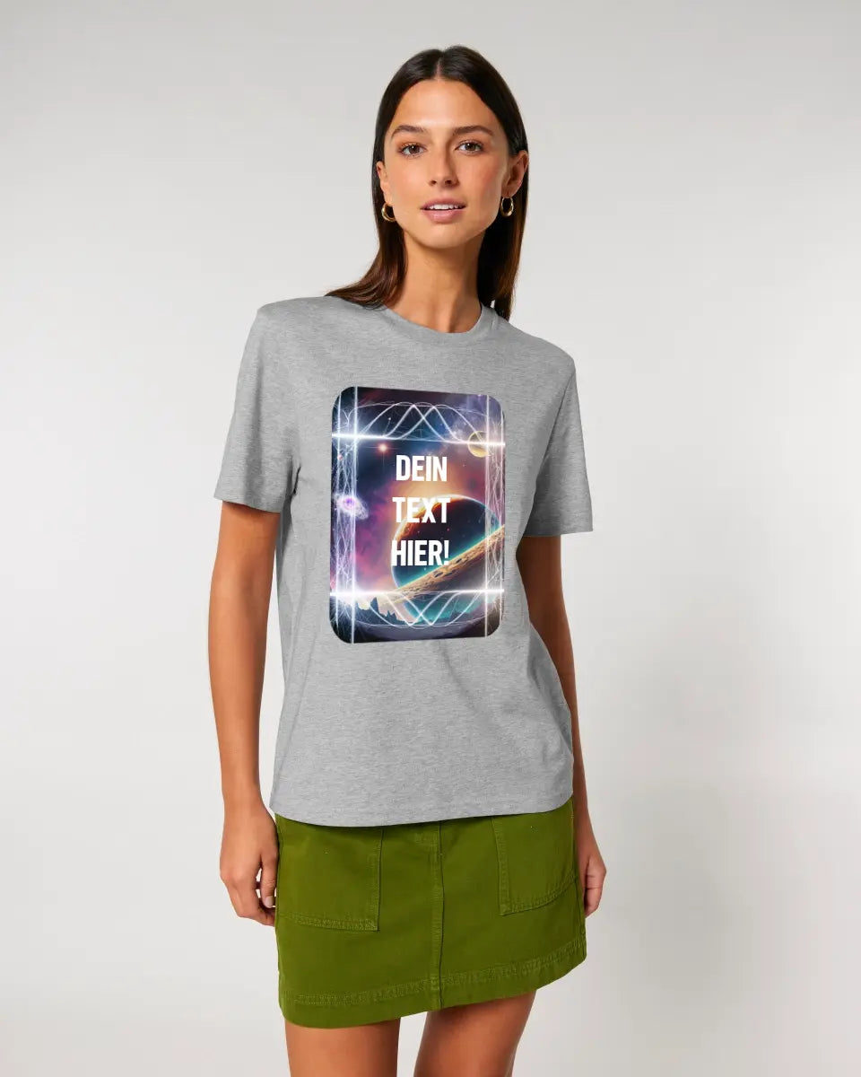 Textblock • Universe • Unisex Premium T-Shirt XS-5XL made of organic cotton for women &amp; men • Exclusive design • personalized