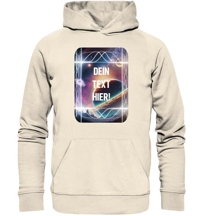 Textblock • Universum • Unisex Premium Hoodie XS-5XL aus Bio-Baumwolle für Damen & Herren • Exklusivdesign • personalisiert