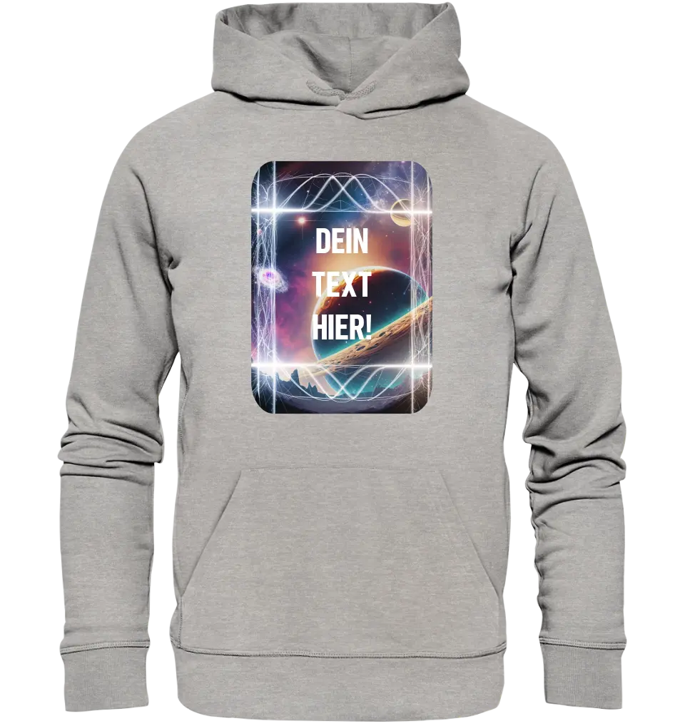 Textblock • Universum • Unisex Premium Hoodie XS-5XL aus Bio-Baumwolle für Damen & Herren • Exklusivdesign • personalisiert