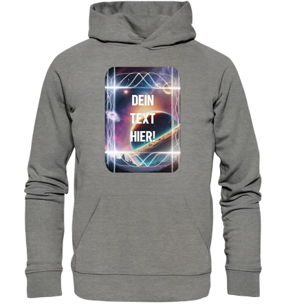 Textblock • Universum • Unisex Premium Hoodie XS-5XL aus Bio-Baumwolle für Damen & Herren • Exklusivdesign • personalisiert