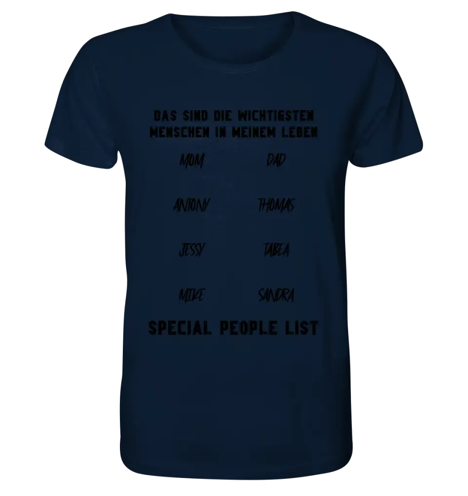 Gestalte den Text • Unisex Premium T-Shirt XS-5XL aus Bio-Baumwolle für Damen & Herren • Exklusivdesign • personalisiert