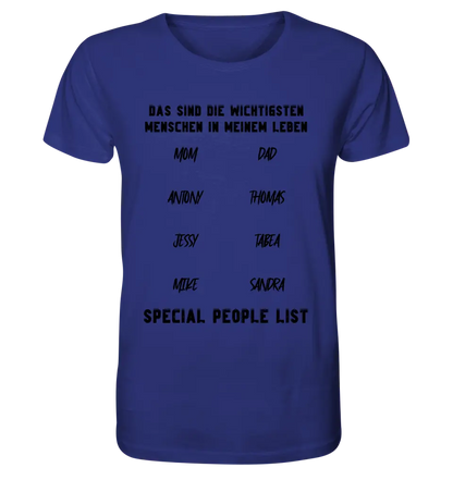 Gestalte den Text • Unisex Premium T-Shirt XS-5XL aus Bio-Baumwolle für Damen & Herren • Exklusivdesign • personalisiert