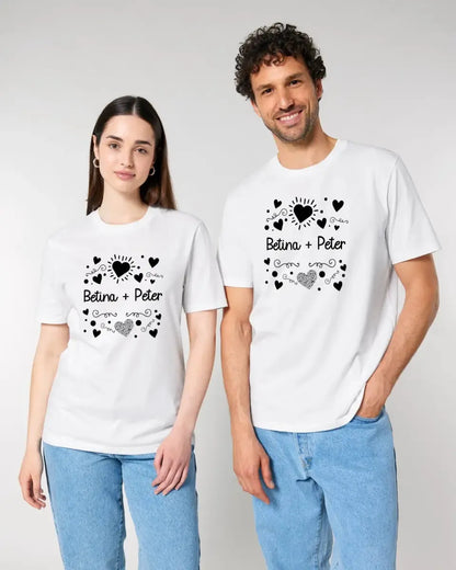 LOVE DESIGN 1 • Unisex Premium T-Shirt XS-5XL aus Bio-Baumwolle für Damen & Herren