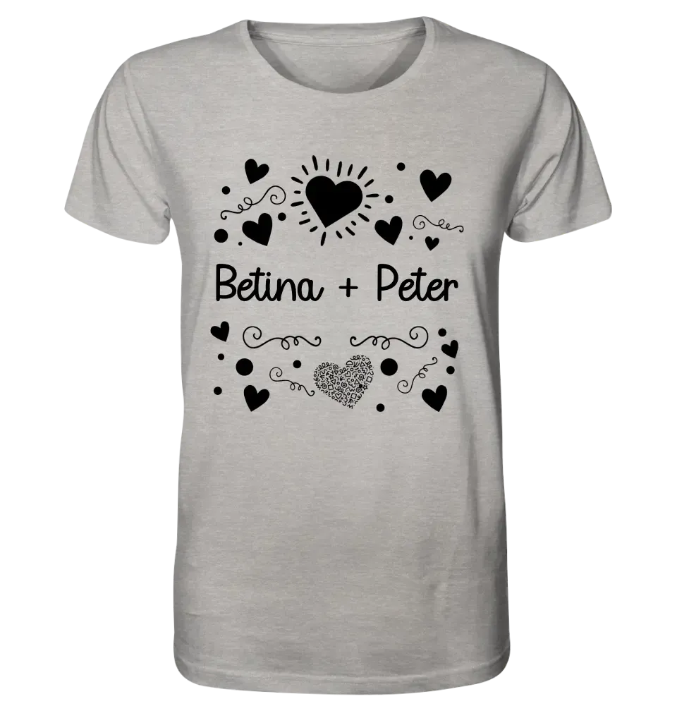 LOVE DESIGN 1 • Unisex Premium T-Shirt XS-5XL aus Bio-Baumwolle für Damen & Herren