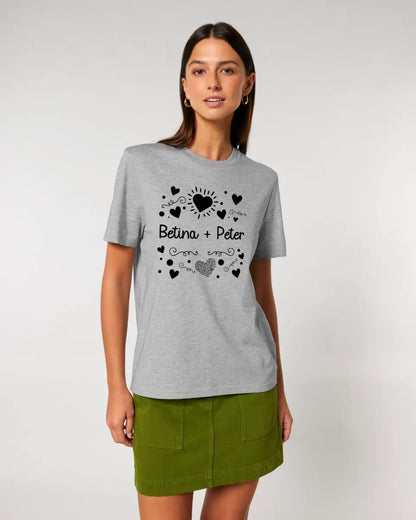 LOVE DESIGN 1 • Unisex Premium T-Shirt XS-5XL aus Bio-Baumwolle für Damen & Herren