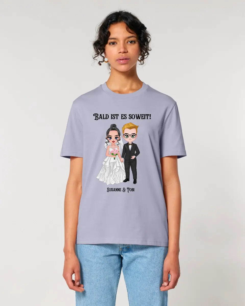 5in1: Wedding couple (customizable) - Unisex Premium T-Shirt XS-5XL made of organic cotton for women &amp; men