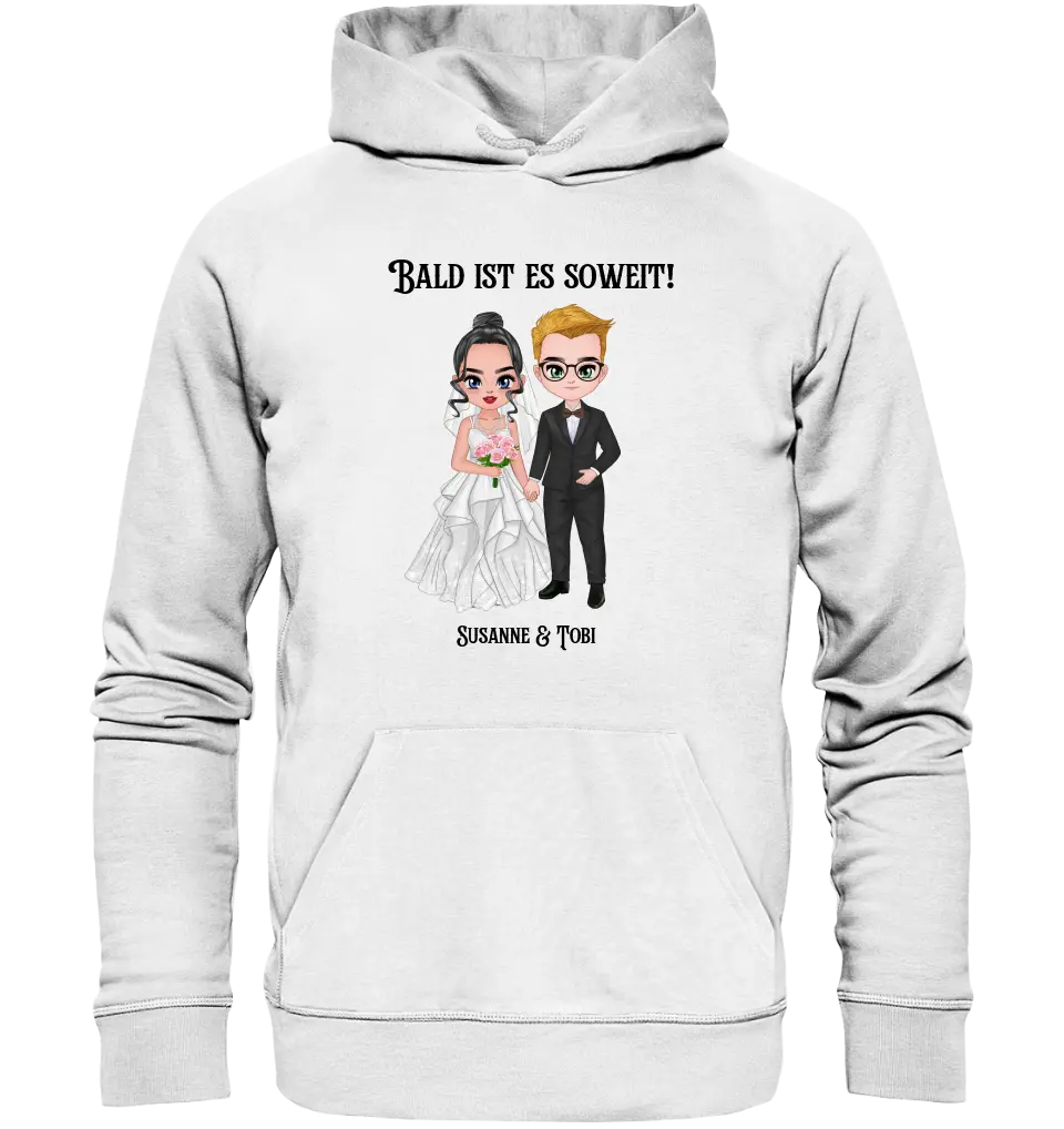 5in1: Wedding couple - Unisex premium hoodie XS-5XL made of organic cotton for women &amp; men