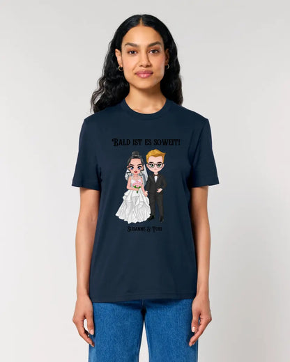 5in1: Wedding couple (customizable) - Unisex Premium T-Shirt XS-5XL made of organic cotton for women &amp; men