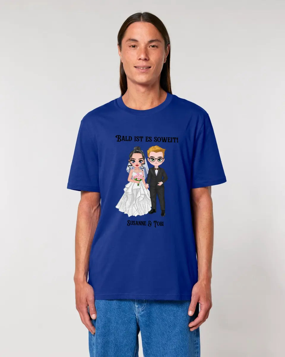 5in1: Wedding couple (customizable) - Unisex Premium T-Shirt XS-5XL made of organic cotton for women &amp; men