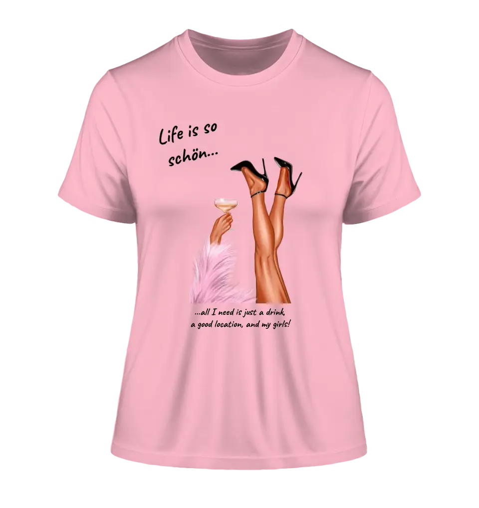 Party Legs personalisierbar - Ladies Premium T-Shirt XS-2XL aus Bio-Baumwolle für Damen