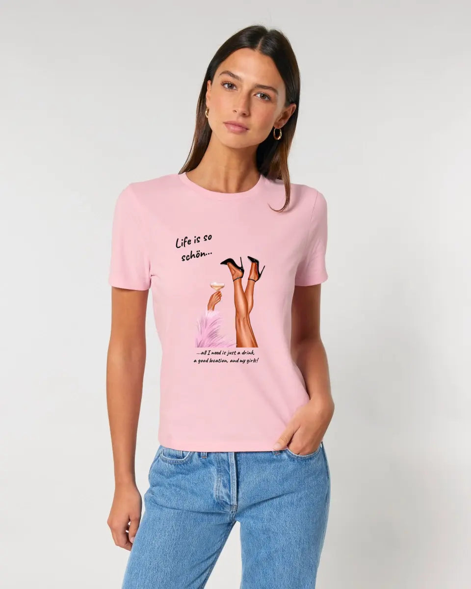 Party Legs (customizable) - Ladies Premium T-Shirt XS-2XL made of organic cotton for women