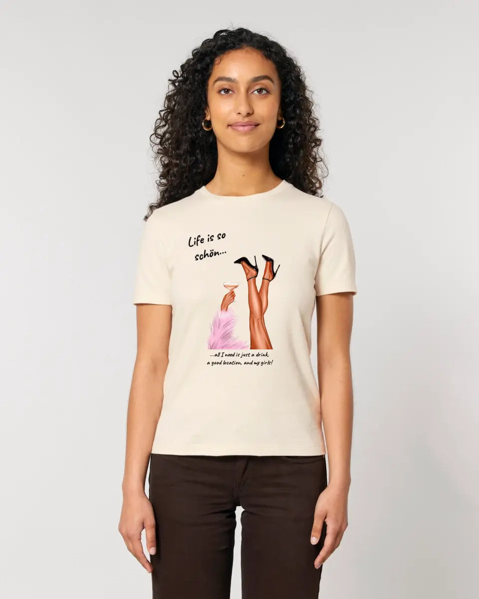 Party Legs (customizable) - Ladies Premium T-Shirt XS-2XL made of organic cotton for women