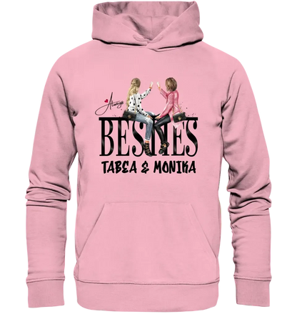 Girls on Text (Besties) • Unisex Premium Hoodie XS-5XL made of organic cotton for women &amp; men • Exclusive design • personalized