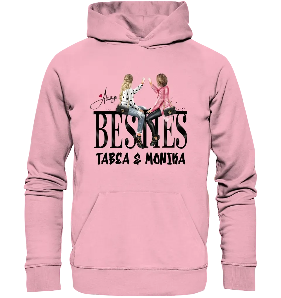 Girls on Text (Besties) • Unisex Premium Hoodie XS-5XL made of organic cotton for women &amp; men • Exclusive design • personalized