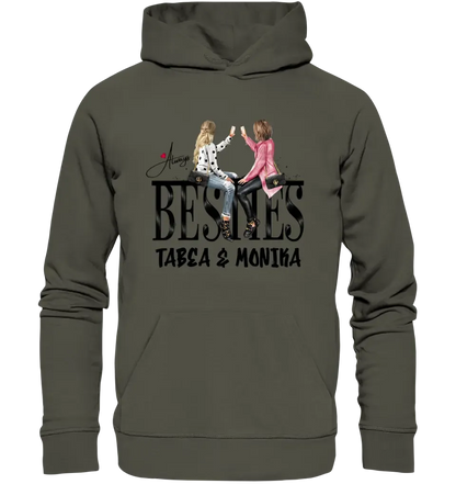 Girls on Text (Besties) • Unisex Premium Hoodie XS-5XL made of organic cotton for women &amp; men • Exclusive design • personalized