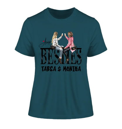 Girls on Text (Besties) • Ladies Premium T-Shirt XS-2XL made of organic cotton for women • Exclusive design • personalized