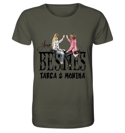 Girls on Text (Besties) • Unisex Premium T-Shirt XS-5XL aus Bio-Baumwolle für Damen & Herren • Exklusivdesign • personalisiert