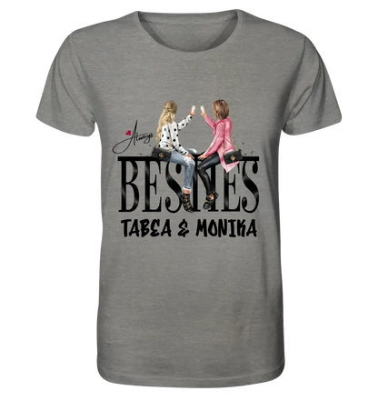 Girls on Text (Besties) • Unisex Premium T-Shirt XS-5XL aus Bio-Baumwolle für Damen & Herren • Exklusivdesign • personalisiert