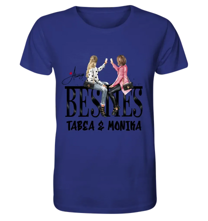 Girls on Text (Besties) • Unisex Premium T-Shirt XS-5XL made of organic cotton for women &amp; men • Exclusive design • personalized