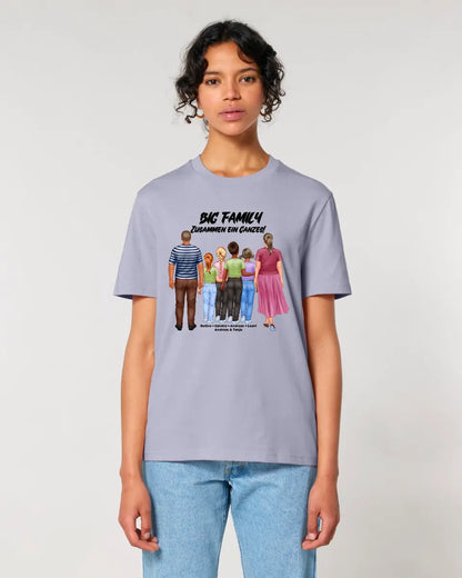 Huge family designer with 0-4 children • Unisex premium T-shirt XS-5XL made of organic cotton for women &amp; men