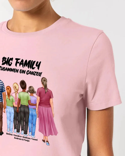 Huge Familien-Designer mit 0-4 Kindern • Ladies Premium T-Shirt XS-2XL aus Bio-Baumwolle für Damen • Exklusivdesign • personalisiert