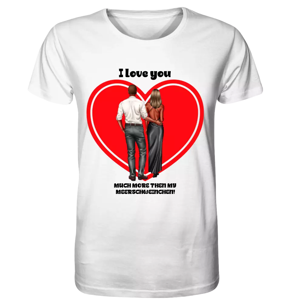 Paar Designer: Abendlook Couple personalisierbar - Unisex Premium T-Shirt XS-5XL aus Bio-Baumwolle für Damen & Herren