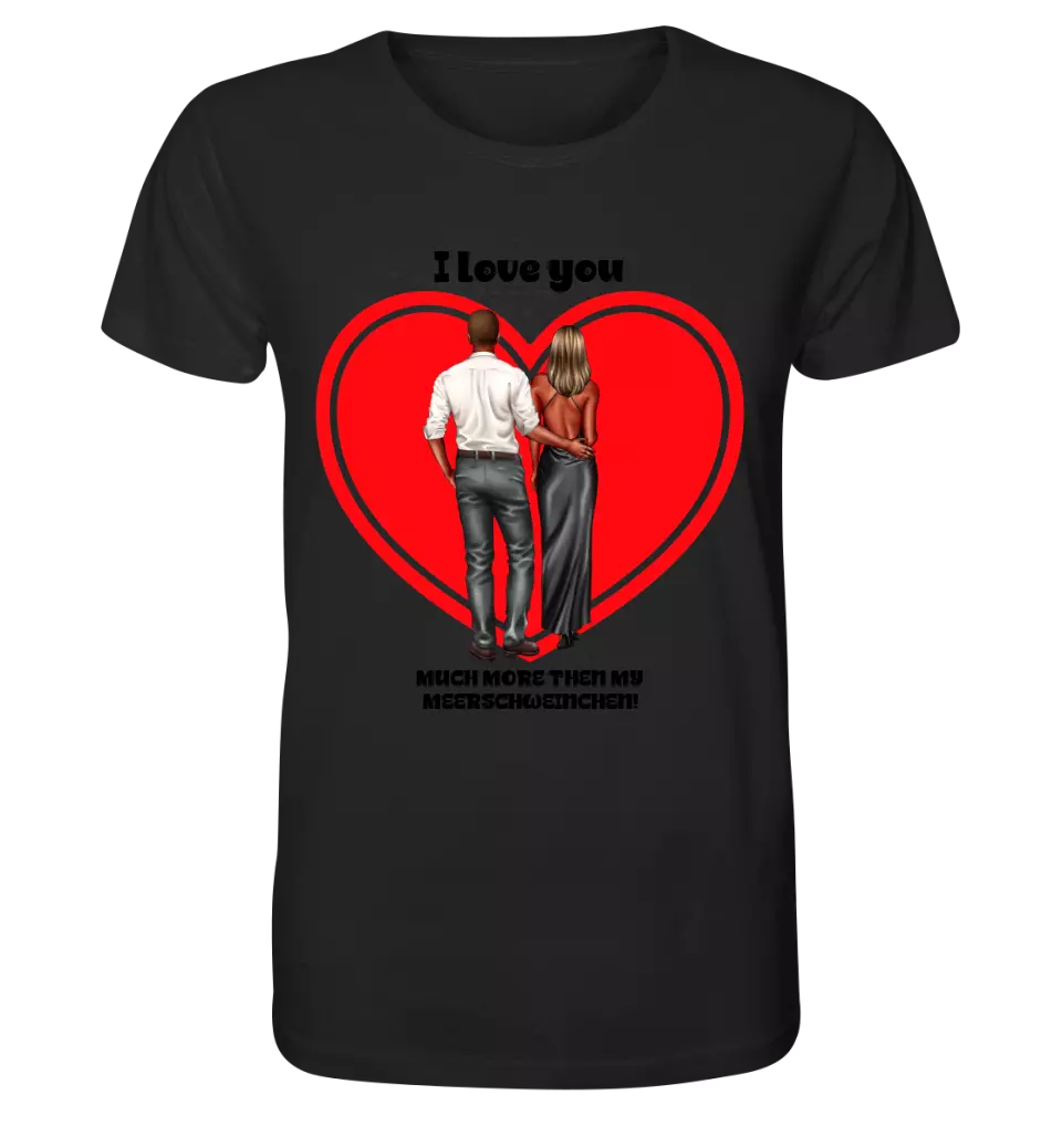 Paar Designer: Abendlook Couple personalisierbar - Unisex Premium T-Shirt XS-5XL aus Bio-Baumwolle für Damen & Herren