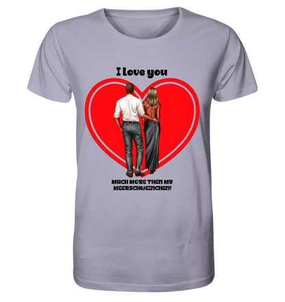 Paar Designer: Abendlook Couple (personalisierbar) - Unisex Premium T-Shirt XS-5XL aus Bio-Baumwolle für Damen & Herren