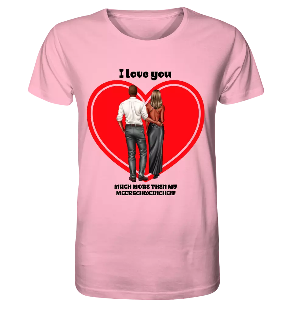 Paar Designer: Abendlook Couple (personalisierbar) - Unisex Premium T-Shirt XS-5XL aus Bio-Baumwolle für Damen & Herren