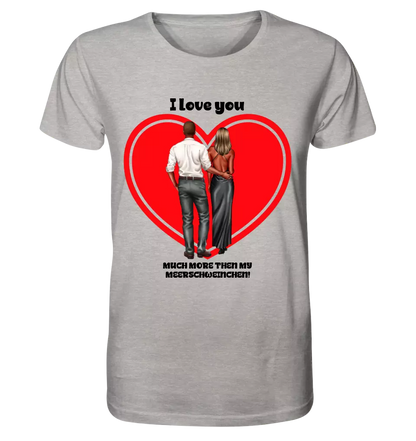 Paar Designer: Abendlook Couple (personalisierbar) - Unisex Premium T-Shirt XS-5XL aus Bio-Baumwolle für Damen & Herren