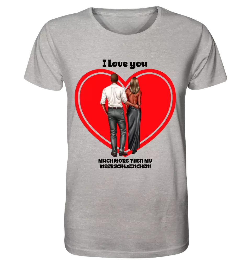 Paar Designer: Abendlook Couple (personalisierbar) - Unisex Premium T-Shirt XS-5XL aus Bio-Baumwolle für Damen & Herren