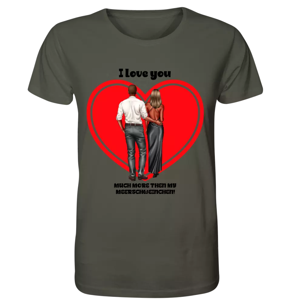 Paar Designer: Abendlook Couple (personalisierbar) - Unisex Premium T-Shirt XS-5XL aus Bio-Baumwolle für Damen & Herren