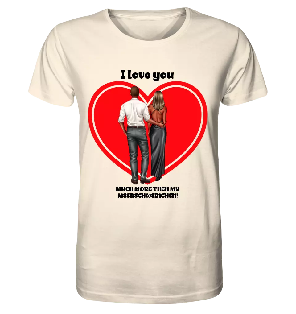 Paar Designer: Abendlook Couple (personalisierbar) - Unisex Premium T-Shirt XS-5XL aus Bio-Baumwolle für Damen & Herren