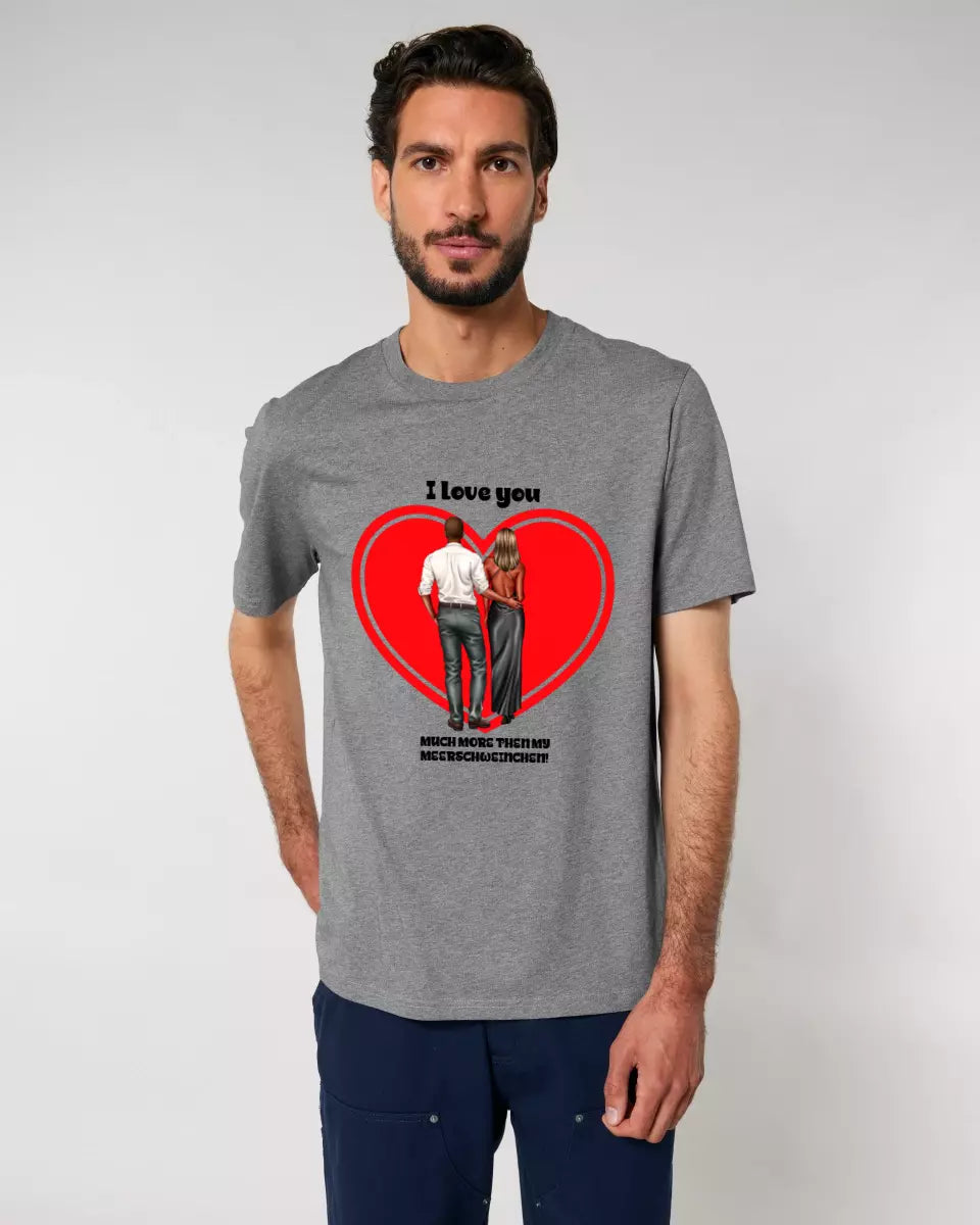 Couple Designer: Evening Look Couple (customizable) - Unisex Premium T-Shirt XS-5XL made of organic cotton for women &amp; men