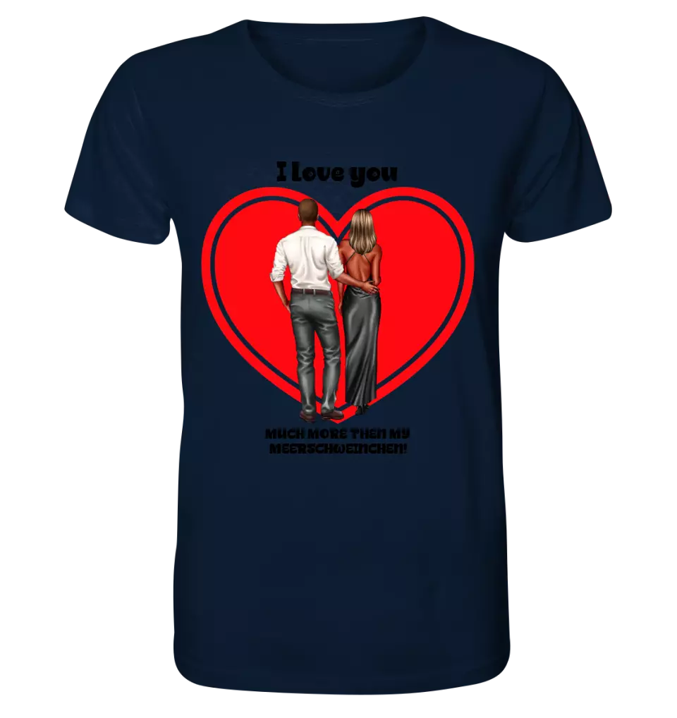 Paar Designer: Abendlook Couple (personalisierbar) - Unisex Premium T-Shirt XS-5XL aus Bio-Baumwolle für Damen & Herren