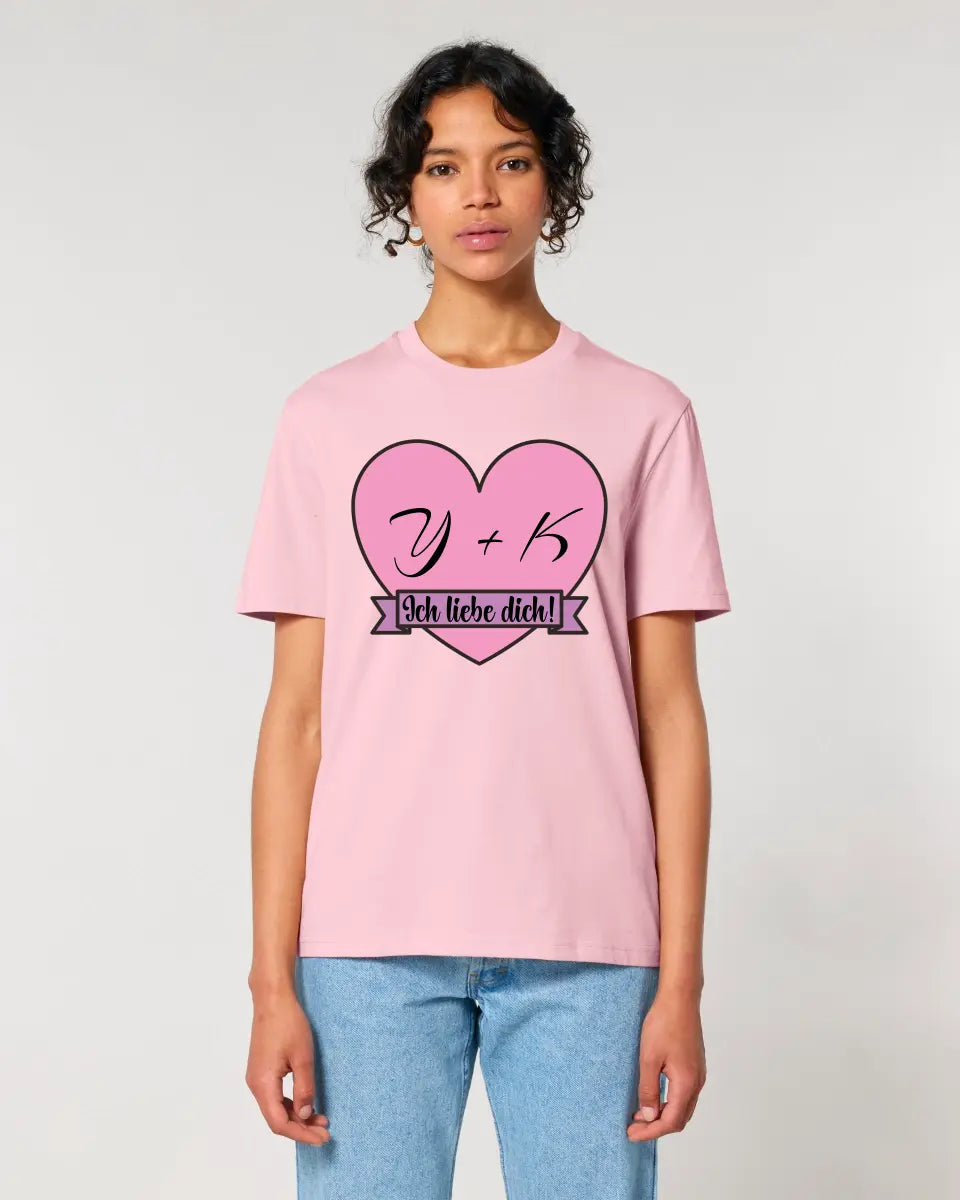 Heart with a message • Unisex premium T-shirt XS-5XL made of organic cotton for women &amp; men • Exclusive design • personalized