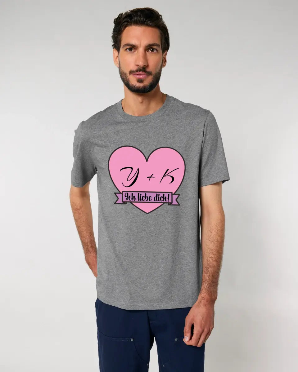 Heart with a message • Unisex premium T-shirt XS-5XL made of organic cotton for women &amp; men • Exclusive design • personalized