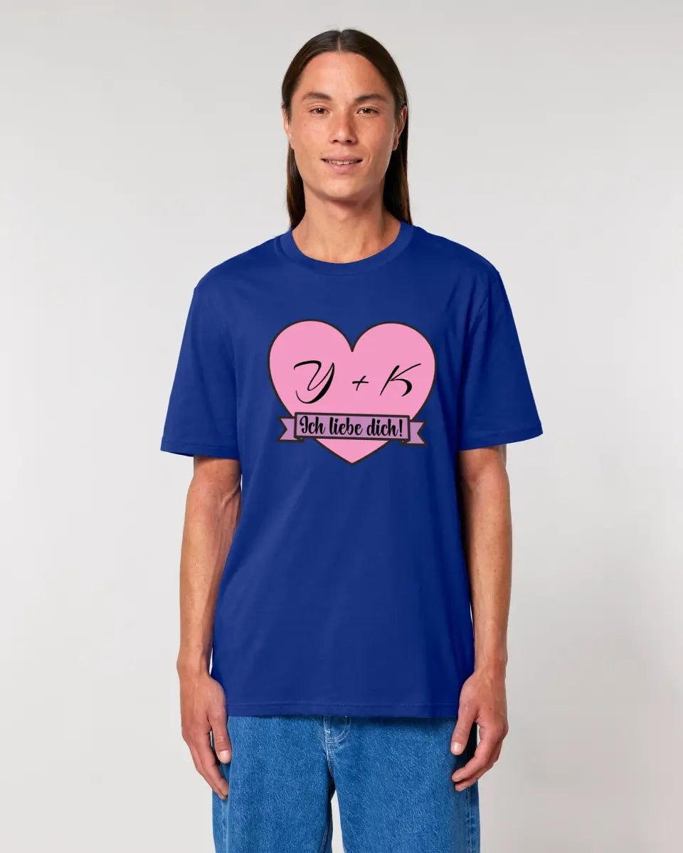 Heart with a message • Unisex premium T-shirt XS-5XL made of organic cotton for women &amp; men • Exclusive design • personalized