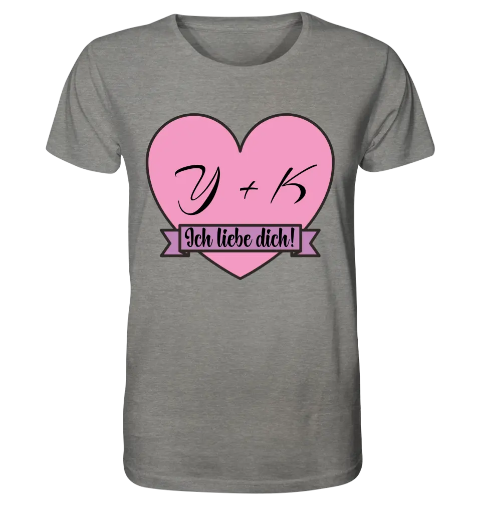 Heart with a message • Unisex premium T-shirt XS-5XL made of organic cotton for women &amp; men • Exclusive design • personalized