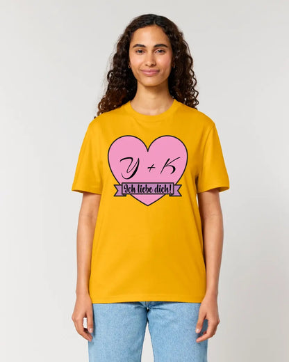 Heart with a message • Unisex premium T-shirt XS-5XL made of organic cotton for women &amp; men • Exclusive design • personalized