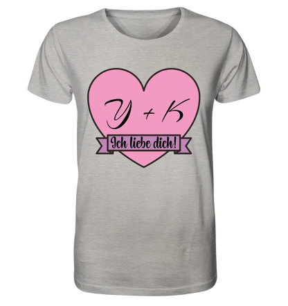 Heart with a message • Unisex premium T-shirt XS-5XL made of organic cotton for women &amp; men • Exclusive design • personalized