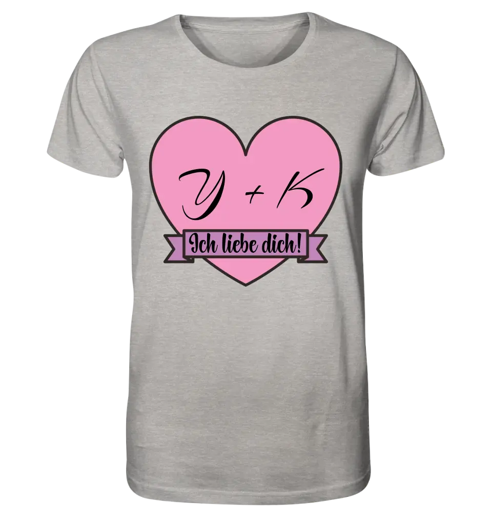 Heart with a message • Unisex premium T-shirt XS-5XL made of organic cotton for women &amp; men • Exclusive design • personalized