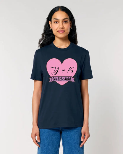 Heart with a message • Unisex premium T-shirt XS-5XL made of organic cotton for women &amp; men • Exclusive design • personalized