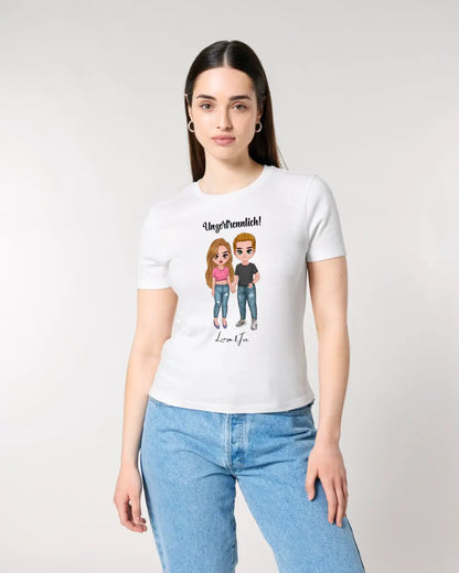 5in1: Cute People Design - Ladies Premium T-Shirt XS-2XL aus Bio-Baumwolle für Damen