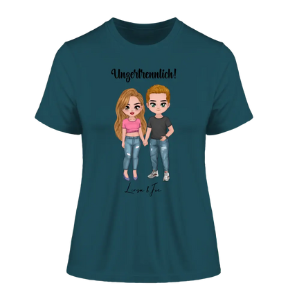 5in1: Cute People Design - Ladies Premium T-Shirt XS-2XL aus Bio-Baumwolle für Damen