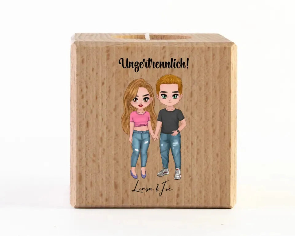 5in1: Cute People Design • Teelichthalter von HalloGeschenk.de