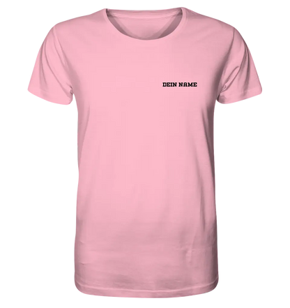 Einfacher Name • Unisex Premium T-Shirt XS-5XL aus Bio-Baumwolle für Damen & Herren • Exklusivdesign • personalisiert • Brustdruck