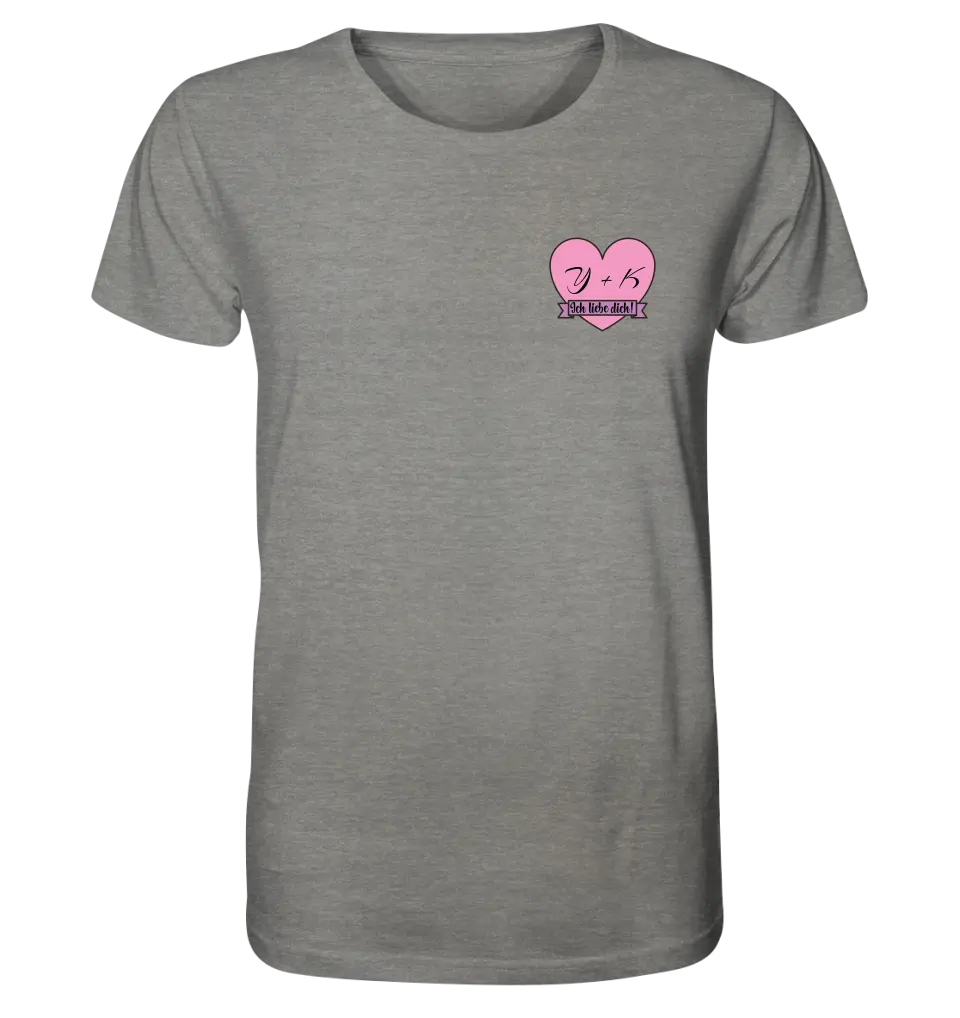 Heart with a message • Unisex premium T-shirt XS-5XL made of organic cotton for women &amp; men • Exclusive design • personalized • chest print