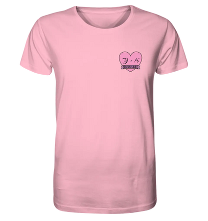 Herz mit Botschaft • Unisex Premium T-Shirt XS-5XL aus Bio-Baumwolle für Damen & Herren • Exklusivdesign • personalisiert • Brustdruck